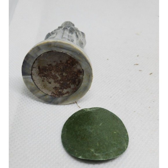 Roxy Grey Man Holding Cross Vintage Game Piece Spare Chess Piece - Picture 6 of 8